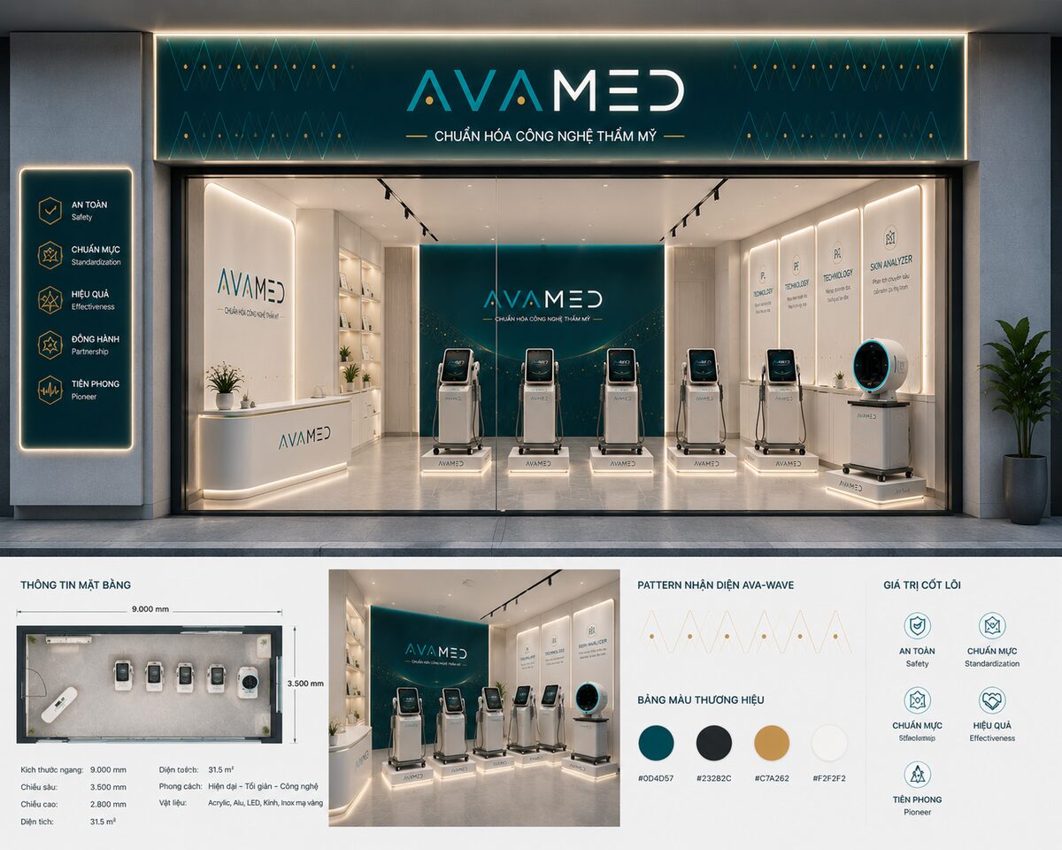 Không gian showroom AVAMED